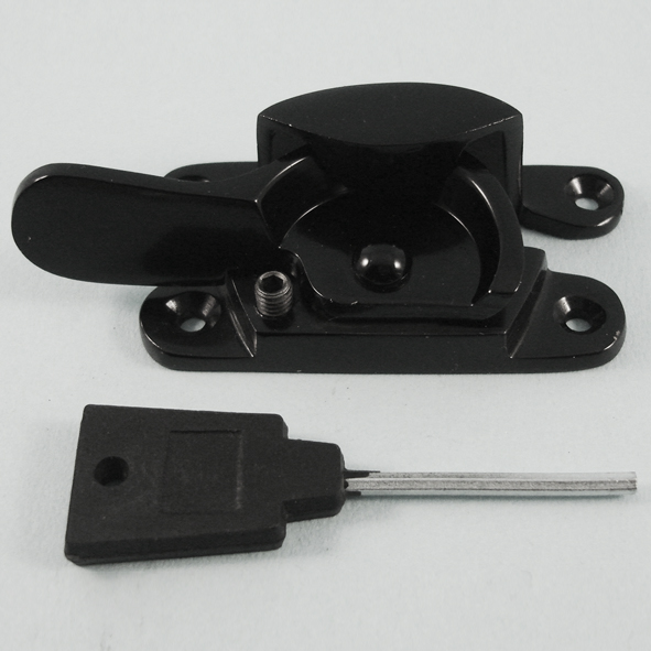 THD183L/BLP • Locking • Black Polished • Locking Fitch Sash Fastener